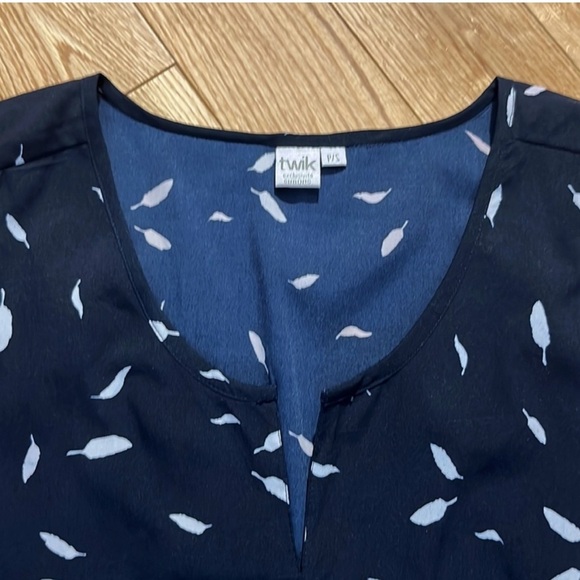 Twik Blue High-Low Sleeveless Sundress - Picture 2 of 8